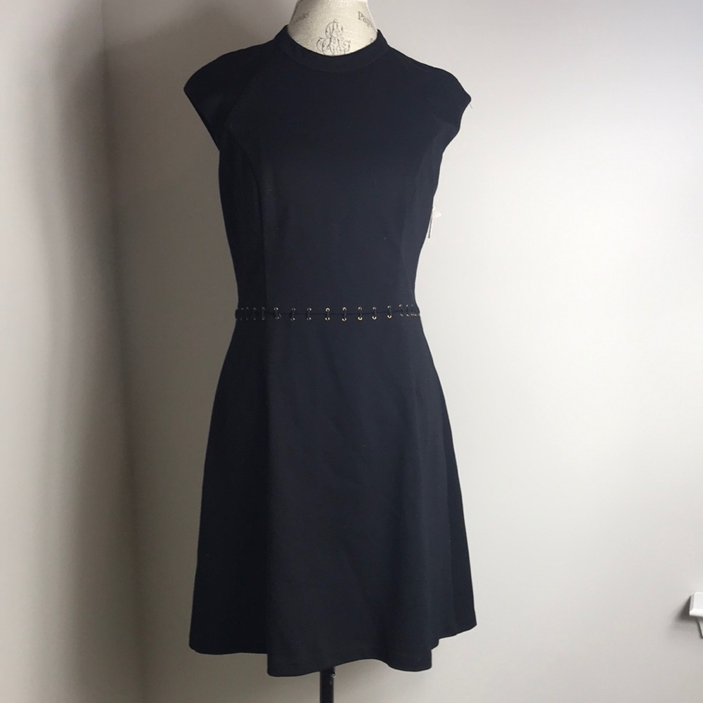ABS Allen Schwartz Black Knit Dress